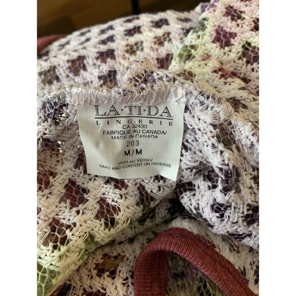 Open Knit Cardigan Women’s Medium Short Sleeve Coverup With Hood Floral Crochet - Picture 8 of 8